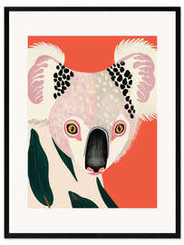Gerahmter Kunstdruck Koala-Porträt