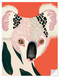 Vinilo para la pared Koala Portrait - Artsy Sesta