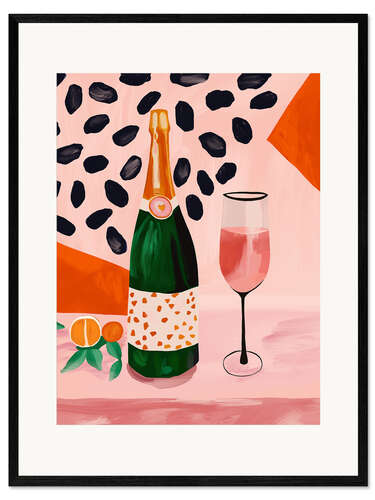 Framed art print Champagne