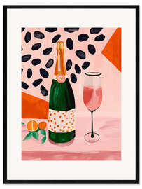 Framed art print Champagne