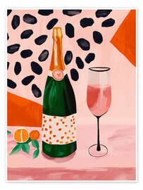 Plakat Champagne - Artsy Sesta