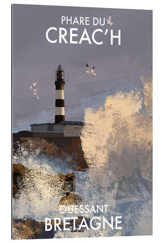 Gallery print Creac'h Lighthouse, Brittany, France