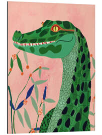 Cuadro de aluminio Jungle Crocodile - Artsy Sesta