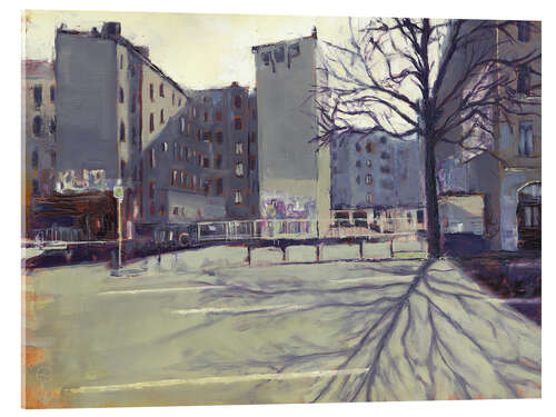Stampa su vetro acrilico Study of the winter sun in Berlin