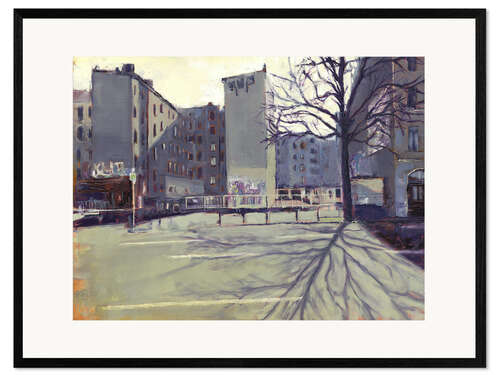 Framed art print Study of the winter sun in Berlin