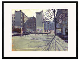 Framed art print Study of the winter sun in Berlin - Eduard Warkentin