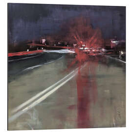 Obraz na aluminium Federal Highway 252: Driving at night - Eduard Warkentin