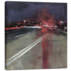 Quadro em tela Federal Highway 252: Driving at night - Eduard Warkentin