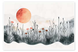 Tableau Sunset in Bloom - Dani Jay Designs