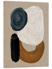 Holzbild Am späten Nachmittag