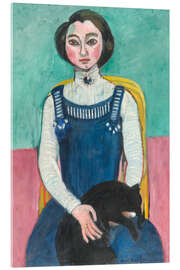 Acrylic print Marguerite with black cat - Henri Matisse