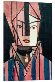 Acrylglasbild Weißer und Rosa Kopf, 1914 - Henri Matisse