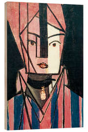 Holzbild Weißer und Rosa Kopf, 1914 - Henri Matisse