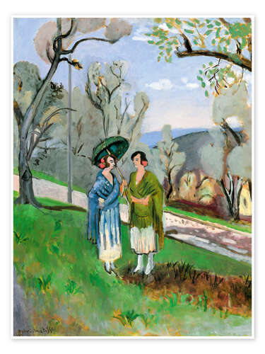 Plakat Conversation under Olive Trees