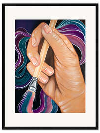Framed art print The Artist - Mandy Reinmuth