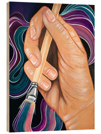 Holzbild The Artist - Mandy Reinmuth