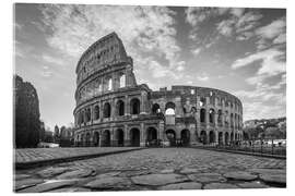 Akrylbilde The Colosseum at sunrise, Rome, Italy