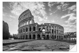 Wandsticker Das Kolosseum bei Sonnenaufgang, Rom, Italien