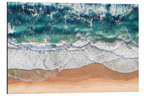 Obraz na aluminium Beach and ocean aerial, Gold Coast, Australia