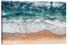 Canvas print Beach and ocean aerial, Gold Coast, Australia - Matteo Colombo