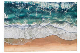 Hartschaumbild Strand und Meer, Gold Coast, Australien