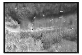 Gerahmter Kunstdruck Surfer im Ozean, Australien