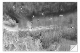 Wandsticker Surfer im Ozean, Australien