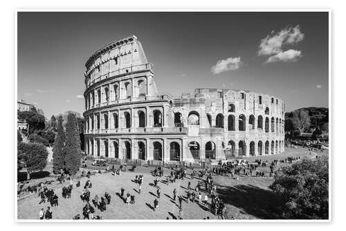 Poster Das Kolosseum, Rom, Italien