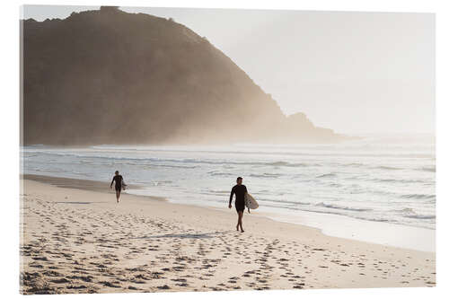 Cuadro de metacrilato Surfers at the beach, Australia
