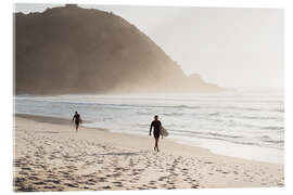 Acrylic print Surfers at the beach, Australia - Matteo Colombo