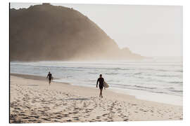 Alubild Surfer am Strand, Australien - Matteo Colombo