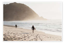 Wall print Surfers at the beach, Australia - Matteo Colombo