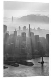 Akrylbillede San Francisco skyline, California - Matteo Colombo