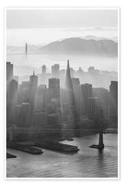 Wall print San Francisco skyline, California - Matteo Colombo