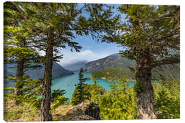 Canvas print Diablo Lake, North-Cascades-Nationalpark, Washington - Melanie Viola