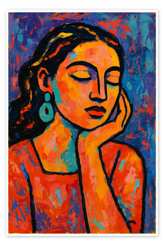 Poster Colourful Meditation