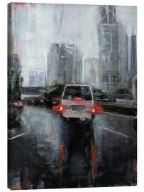 Quadro em tela Kuala Lumpur, traveling in a tropical storm - Eduard Warkentin