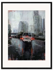 Framed art print Kuala Lumpur, traveling in a tropical storm - Eduard Warkentin