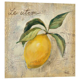 Hartschaumbild Le Citron