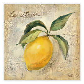 Poster Le Citron - Silvia Vassileva