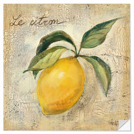 Wall sticker Le Citron - Silvia Vassileva
