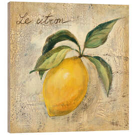 Holzbild Le Citron