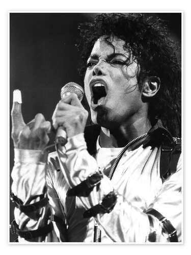 Poster Michael Jackson, European Tour 88