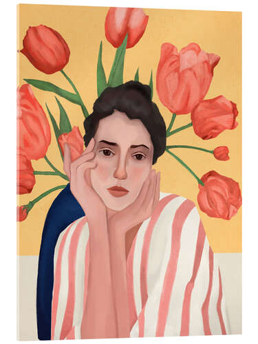 Acrylic print She is the Spring