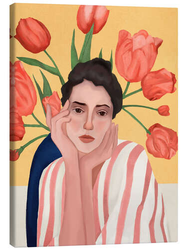 Canvas print She is the Spring