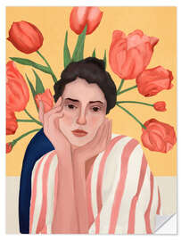 Wandsticker She is the Spring