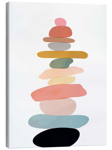 Canvas print Balancing Stones