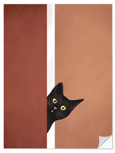 Wall sticker Peeking In