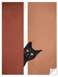 Wall sticker Peeking In