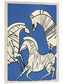 Acrylglas print retro Minimal Zebras - Branka Kodžoman